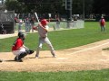 Thomas at bat against Burlingame HS