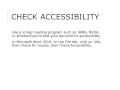 Making Word Documents Accessible 
