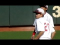 AAA championship game warm ups at AT&T Park