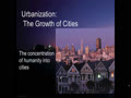 Urbanization