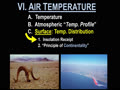 VI. AIR TEMPERATURE - 8