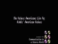 COMMST 174 • Module 1 • The Values Americans...